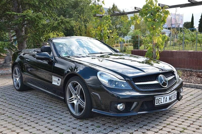 Schwarz Gebraucht 2007 Mercedes SL63 AMG AMG Cabrio | 46.500 € (Teuer) - Bild 1/4