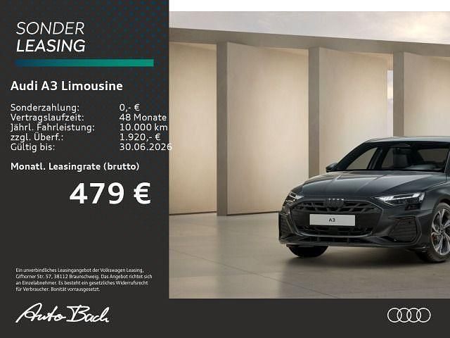 Neu Audi A3 S-Line 150 PS (110 kW) 2026 Daytonagrau perleffekt Limousine