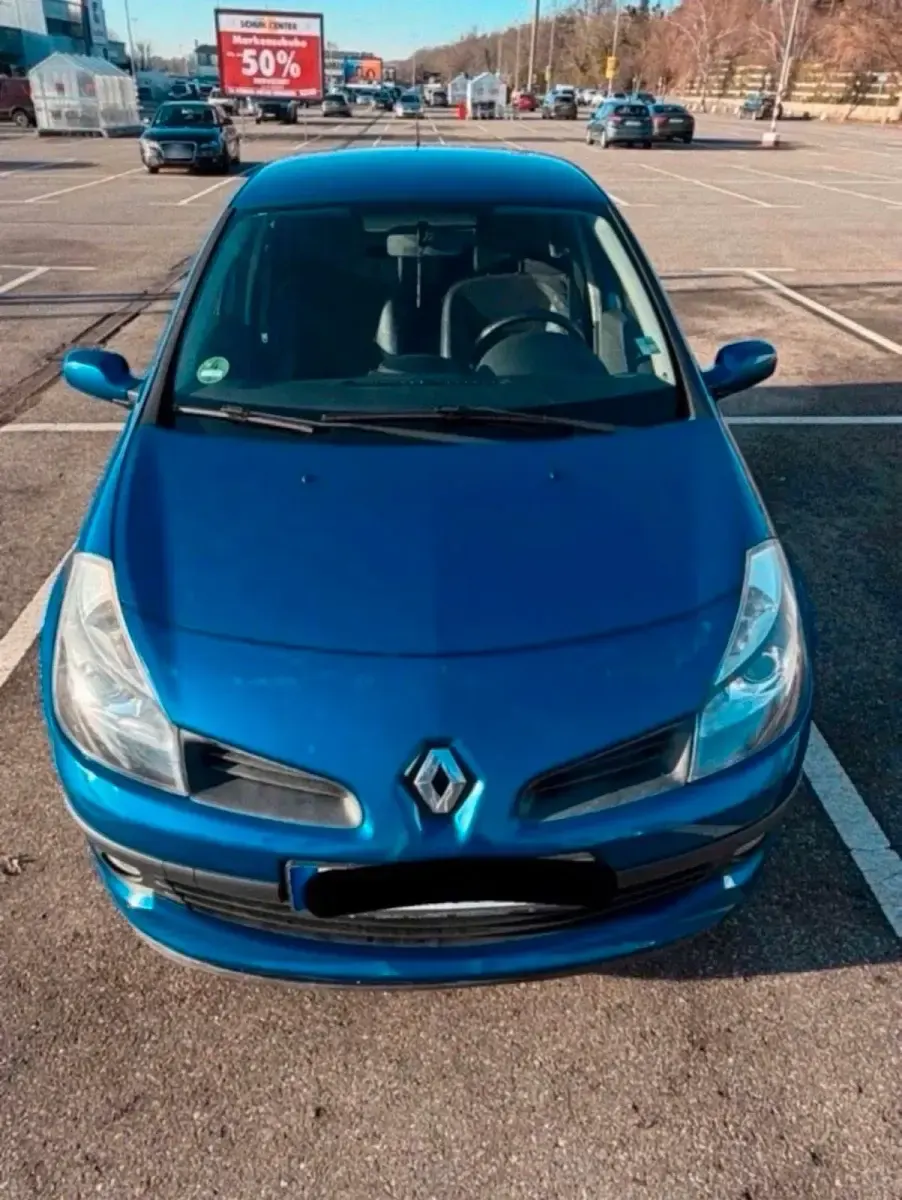 Gebraucht Renault Clio 111 PS (81 kW) 2007 Blau Kleinwagen