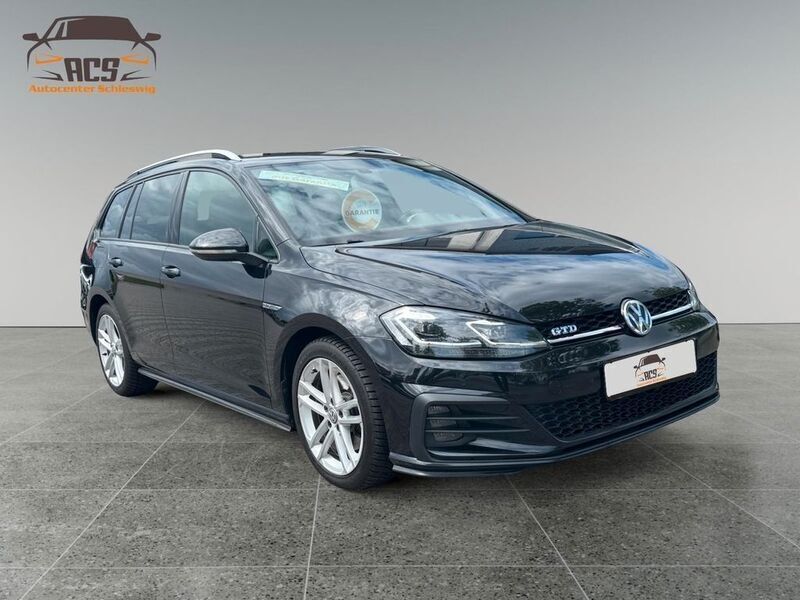 Schwarz Gebraucht 2019 VW Golf VII GTD Kombi | 17.490 € (Fairer Preis) - Bild 1/4