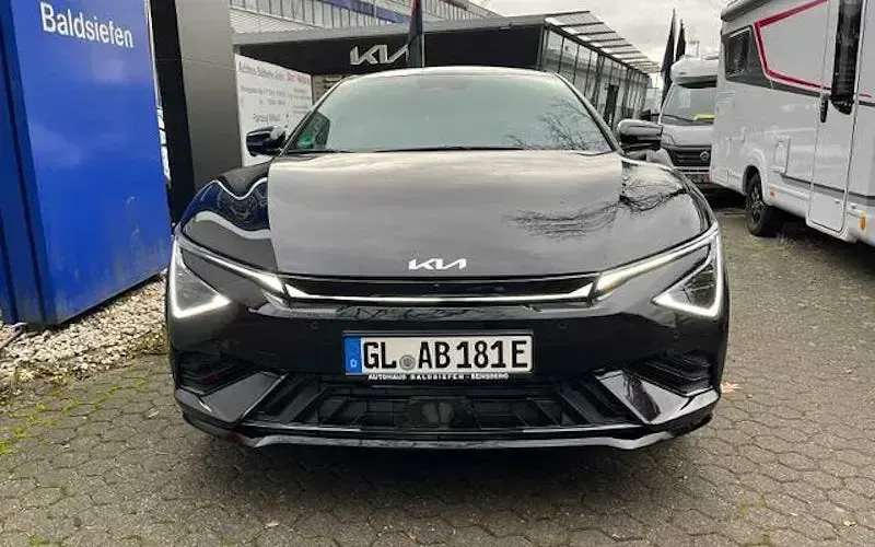 Gebraucht Kia EV6 GT-Line 239 kW (325 PS) 2025 Schwarz (auroraschwarz) SUV