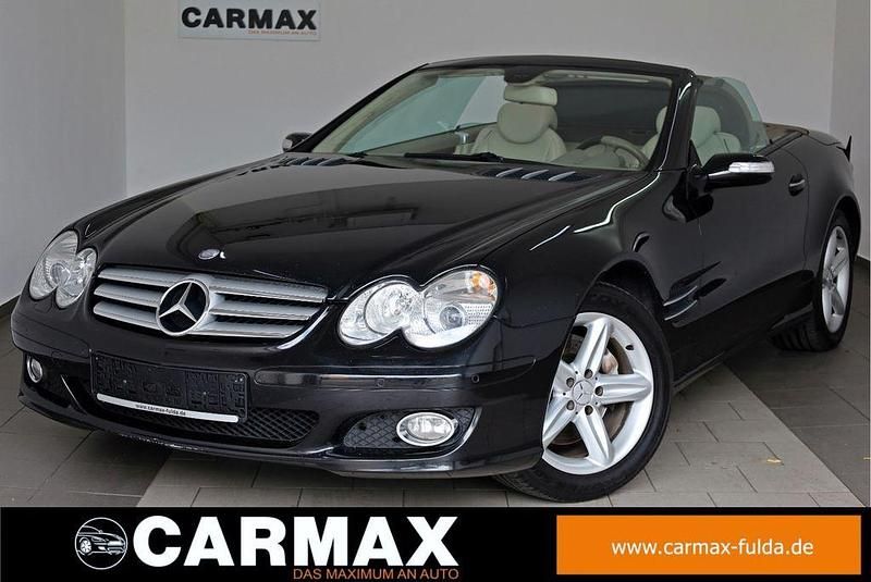 Schwarz Gebraucht 2007 Mercedes SL350 Cabrio | 14.500 € (Teuer) - Bild 1/4