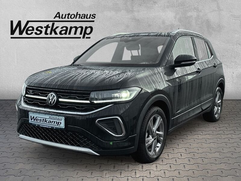 Schwarz Gebraucht 2024 VW T-Cross R-line SUV | 26.530 € (Fairer Preis) - Bild 1/4