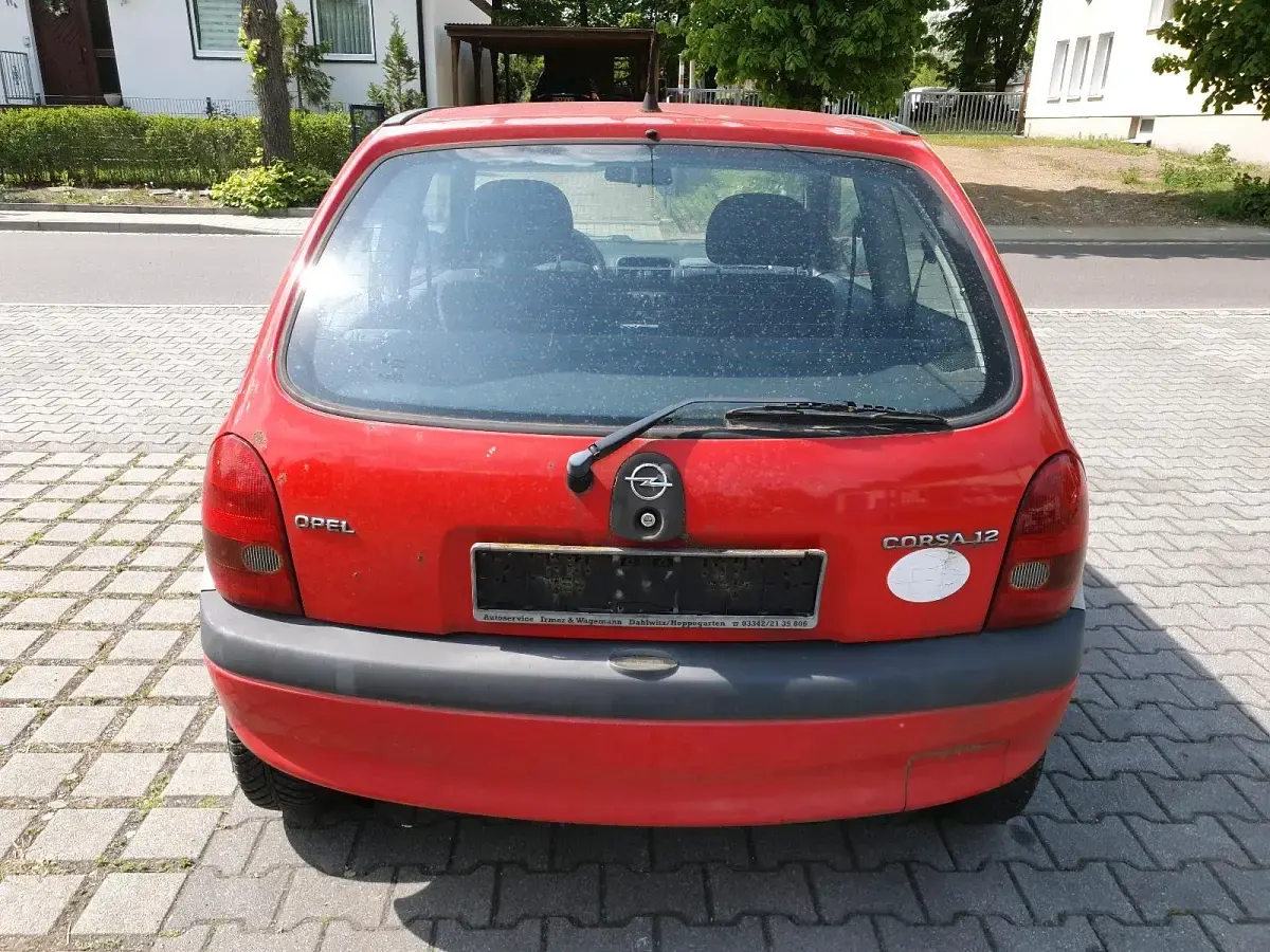 Gebraucht Opel Corsa 1997 Rot Kleinwagen