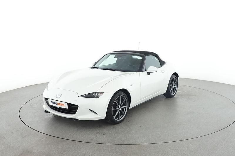 Weiß Gebraucht 2018 Mazda MX5 Sports-Line Cabrio | 19.750 € (Guter Preis) - Bild 1/3