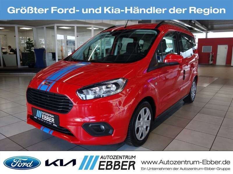 Rot Gebraucht 2019 Ford Tourneo Courier Trend Van / Kleinbus | 11.876 € (Fairer Preis) - Bild 1/3