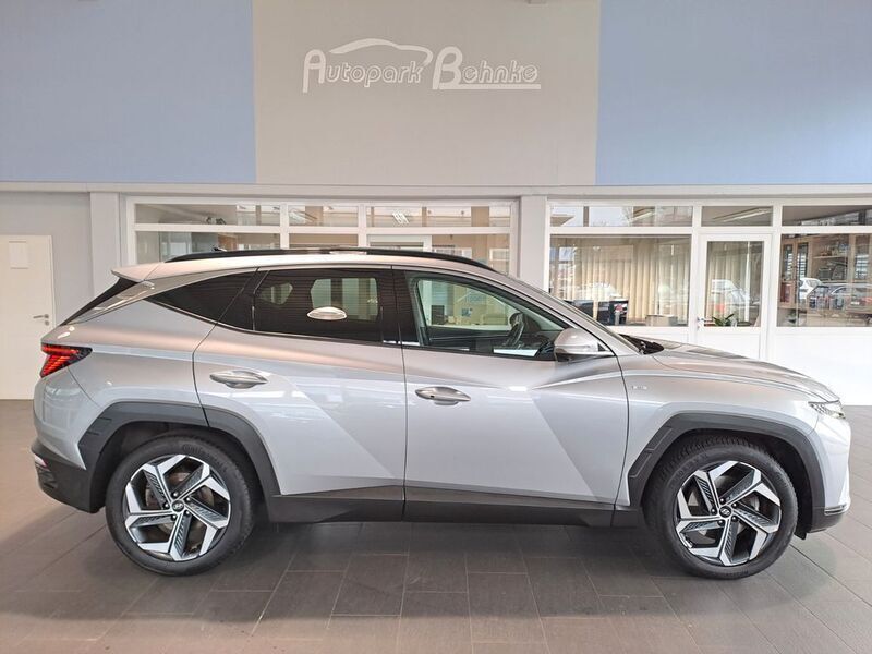 Shimmering silver Gebraucht 2023 Hyundai Tucson Prime SUV | 29.950 € (Fairer Preis) - Bild 1/4