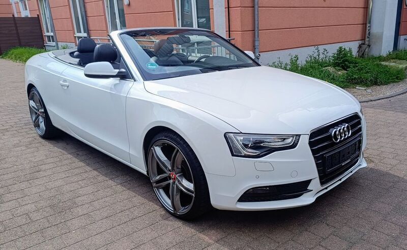 Weiß Gebraucht 2013 Audi A5 Cabriolet Sport Cabrio | 15.000 € (Guter Preis) - Bild 1/4