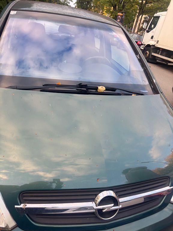 Grün Gebraucht 2003 Opel Meriva Van / Kleinbus | 600 € (Superpreis) - Bild 1/4