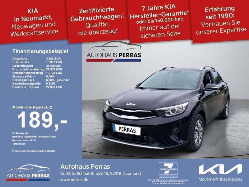 Auroraschwarz Gebraucht 2023 Kia Stonic Vision SUV | 20.990 € (Etwas zu teuer) - Bild 1/4