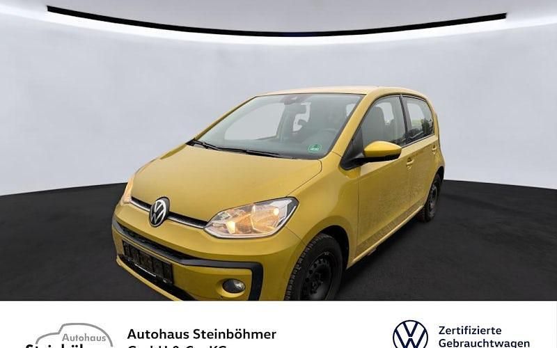 Second-hand VW up! 65 CP (47 kW) 2021 Galben Hatchback
