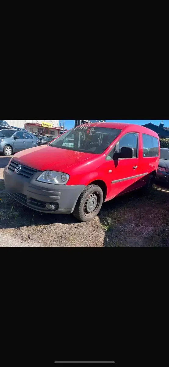 Brugt VW Caddy 109 HK (80 kW) 2006 Rød MPV