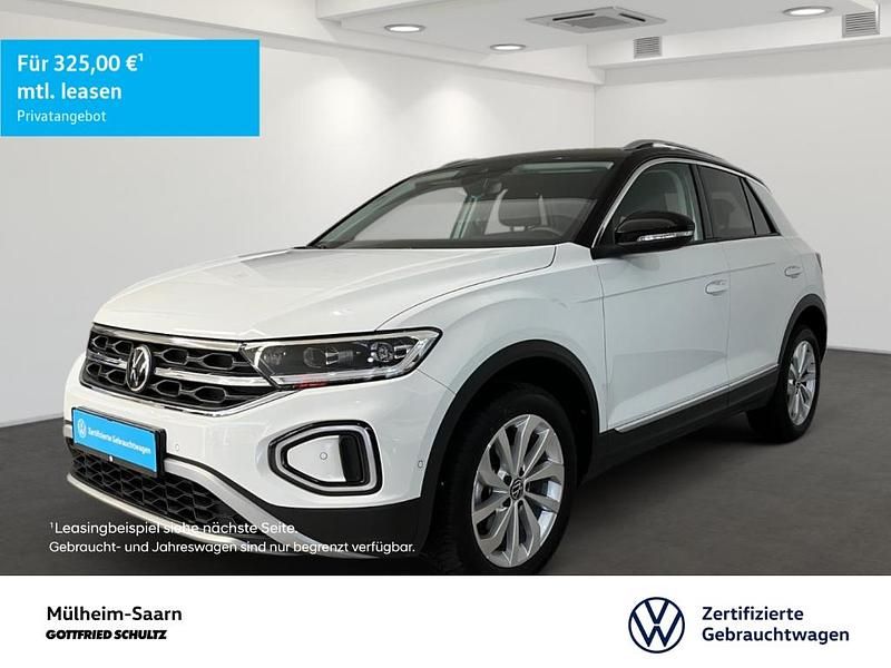 Weiß Gebraucht 2024 VW T-Roc Style SUV | 28.200 € (Guter Preis) - Bild 1/3