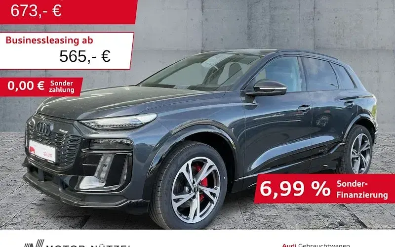 Używany Audi Q6 e-tron Ambiente 285 kW (388 KM) 2024 Szary SUV