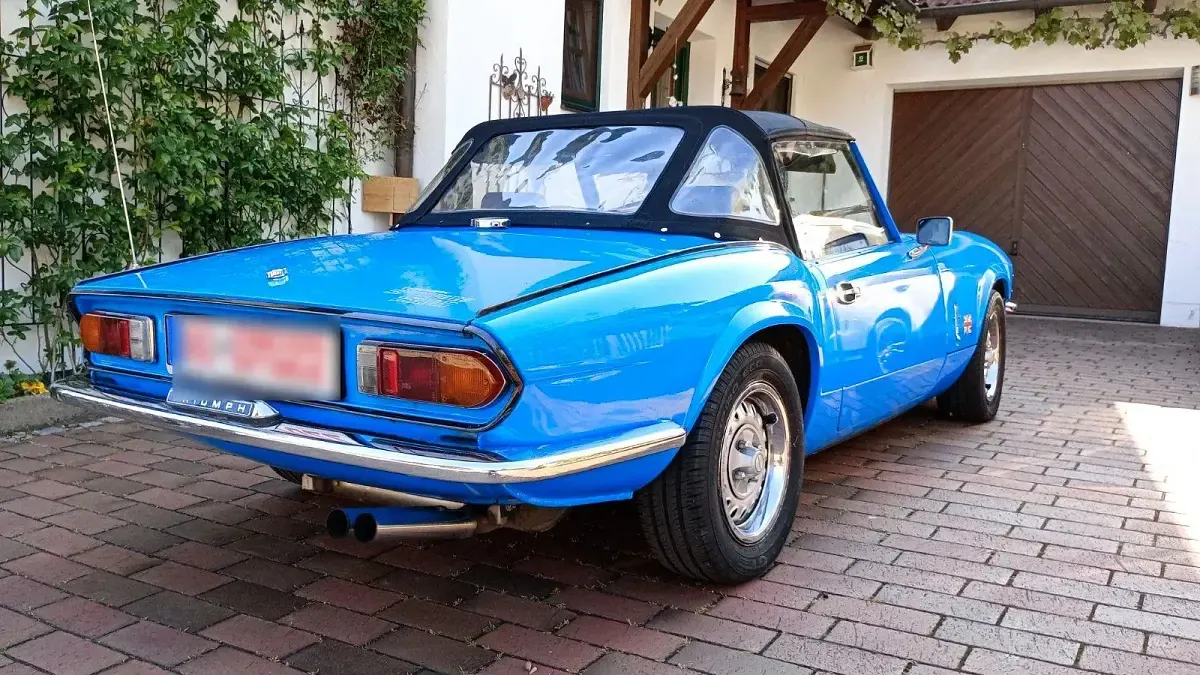 Gebraucht Triumph Spitfire 71 PS (52 kW) 1979 Blau Cabrio
