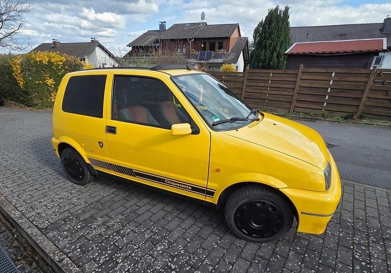 Gebraucht Fiat Cinquecento 54 PS (39 kW) 1997 Gelb Kleinwagen