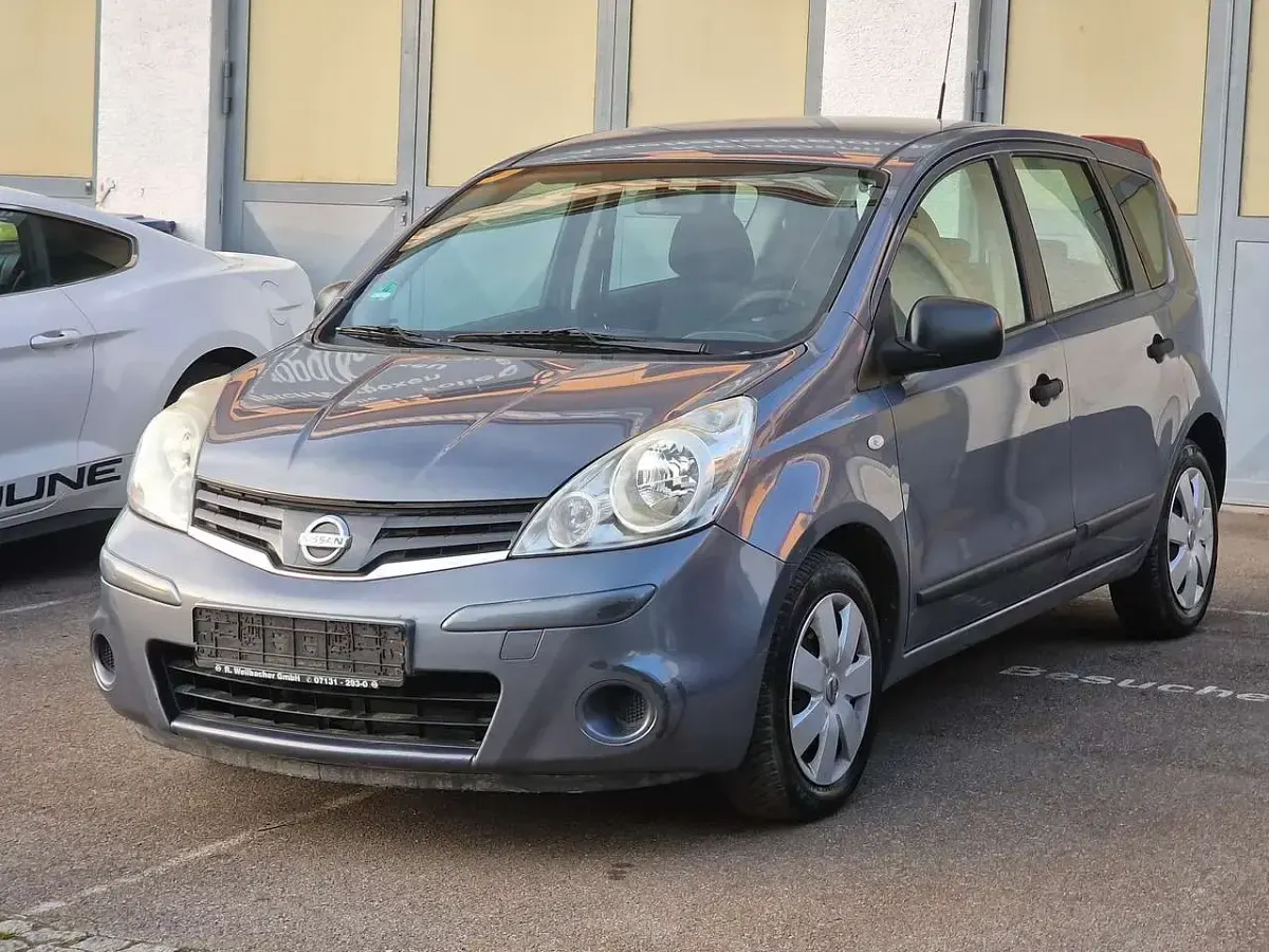 Gebraucht Nissan Note Visia 88 PS (64 kW) 2009 Faded denim (m) Kleinwagen