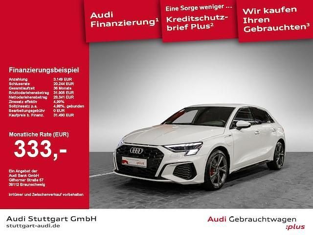Ibisweiß Gebraucht 2022 Audi A3 Sportback e-tron Ambiente Limousine | 31.490 € (Teuer) - Bild 1/1