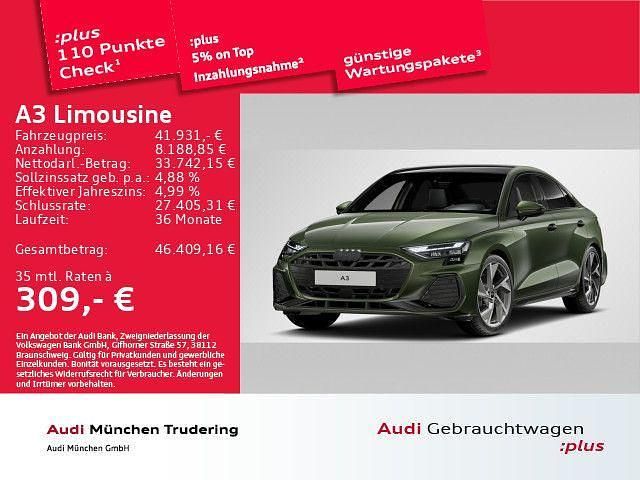 Gebraucht Audi A3 S-Line 150 PS (110 kW) 2025 Distriktgrün metallic Limousine