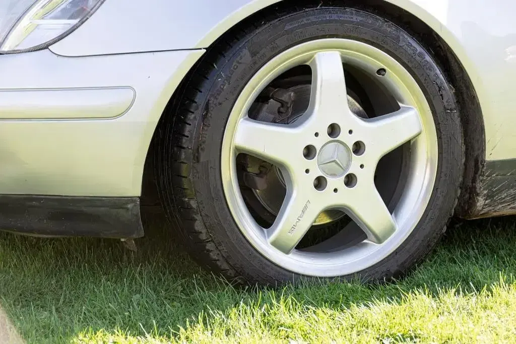 Gebraucht Mercedes SLK230 AMG 193 PS (141 kW) 1997 Silber Cabrio