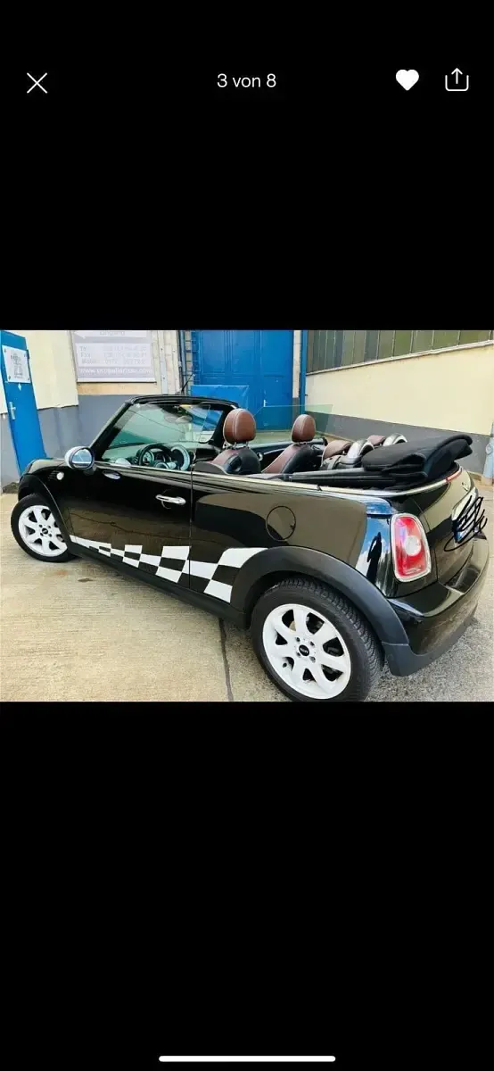 Gebraucht Mini Cooper Cabriolet 120 PS (88 kW) 2009 Schwarz Cabrio