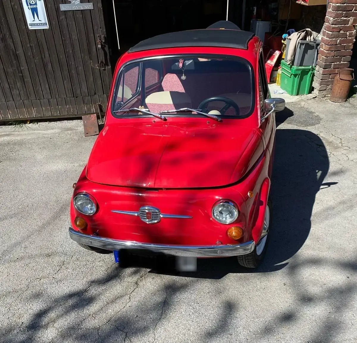 Gebraucht Fiat 500 18 PS (13 kW) 1970 Rot Kleinwagen