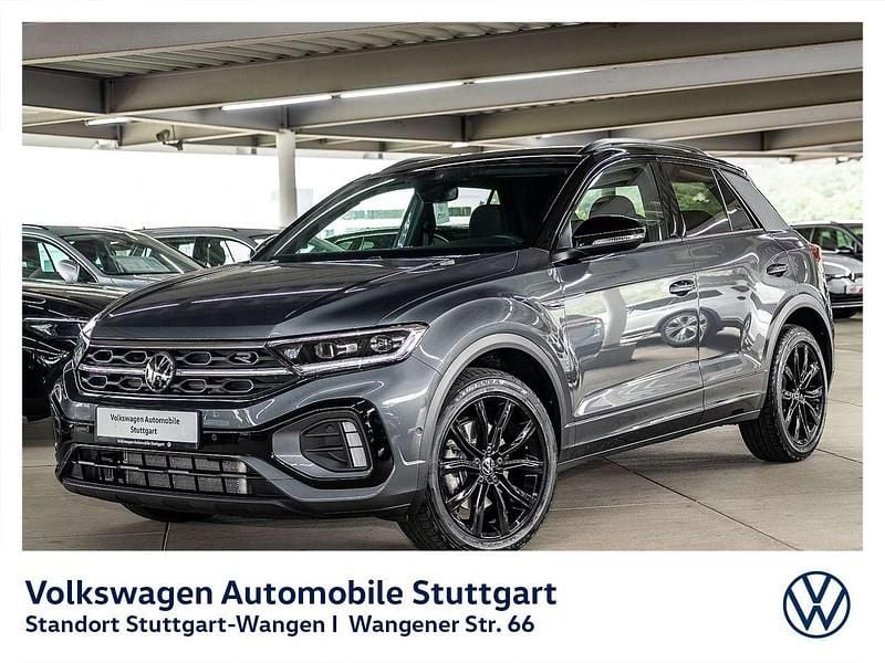 Indiumgrau metallic schwarz Gebraucht 2025 VW T-Roc R-line SUV | 36.830 € (Superpreis) - Bild 1/4