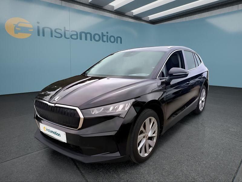Schwarz Gebraucht 2021 Skoda Enyaq iV Loft SUV | 25.699 € (Guter Preis) - Bild 1/4