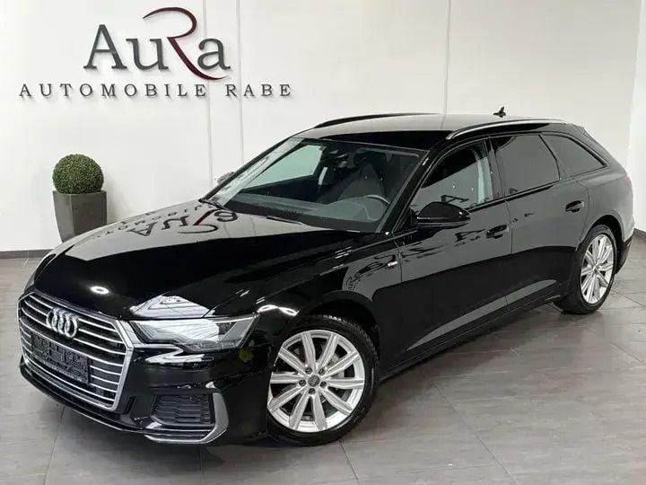 Brillantschwarz Gebraucht 2021 Audi A6 S-Line Kombi | 31.449 € (Superpreis) - Bild 1/4