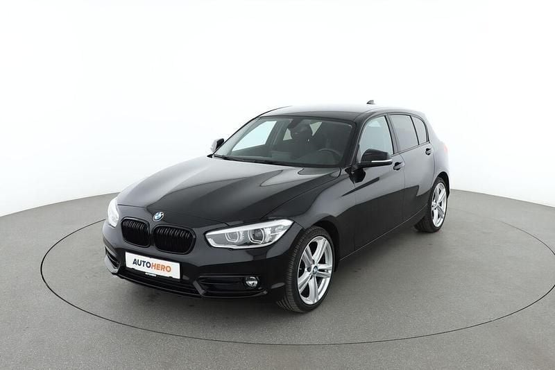 Schwarz Gebraucht 2018 BMW 120 Sport Line Kleinwagen | 18.840 € (Guter Preis) - Bild 1/3