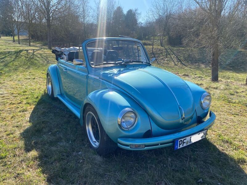Blau Gebraucht 1979 VW Käfer Cabrio | 26.000 € - Bild 1/4