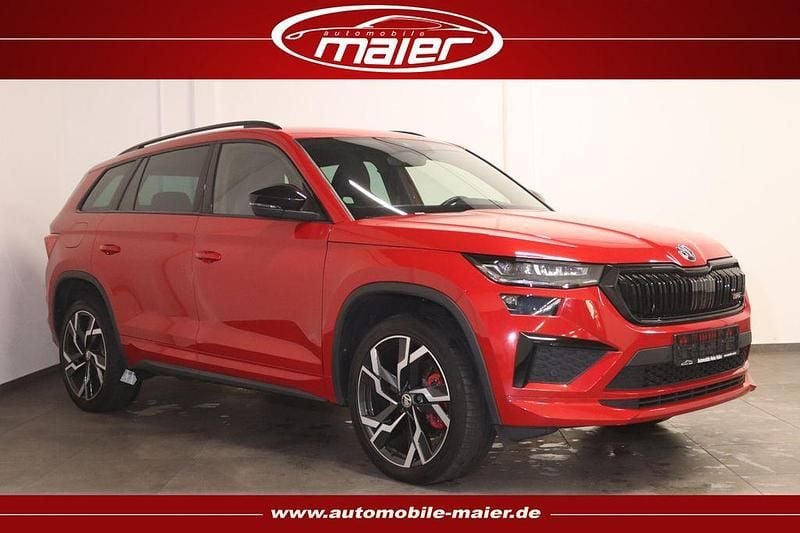 Velvetrot metallic Gebraucht 2021 Skoda Kodiaq RS SUV | 32.900 € (Guter Preis) - Bild 1/4