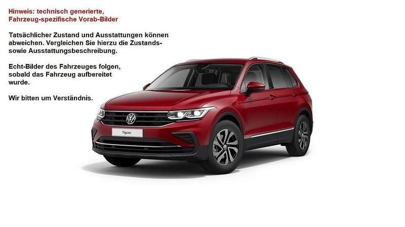 Kings red metallic Gebraucht 2021 VW Tiguan Active SUV | 25.510 € (Fairer Preis) - Bild 1/4