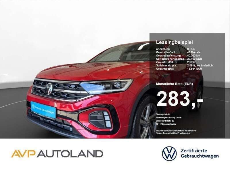 Kings red Gebraucht 2024 VW T-Roc R-line SUV | 32.350 € (Fairer Preis) - Bild 1/4
