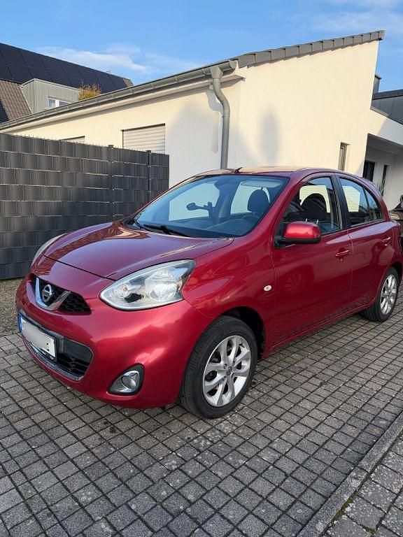 Gebraucht Nissan Micra Acenta 80 PS (58 kW) 2013 Rot Kleinwagen
