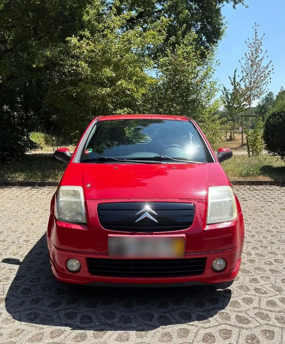 Gebraucht Citroën C2 VTR Sport 73 PS (53 kW) 2007 Rot Kleinwagen