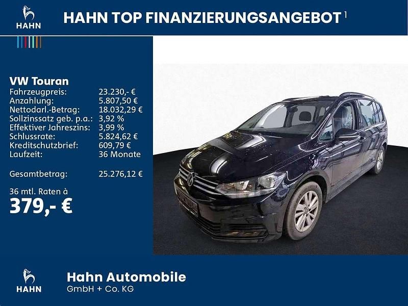 Gebraucht VW Touran Comfortline 150 PS (110 kW) 2022 Schwarz Van / Kleinbus