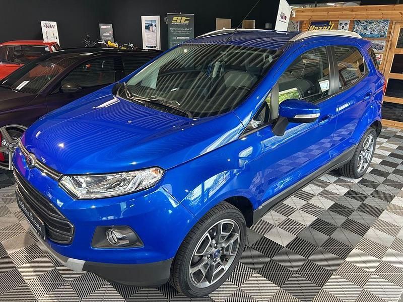 Kineticblau (metallic) Gebraucht 2014 Ford Ecosport Titanium SUV | 9.999 € (Fairer Preis) - Bild 1/4