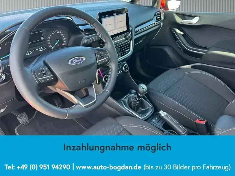 Gebraucht Ford Fiesta Titanium 125 PS (91 kW) 2021 Rot Kleinwagen