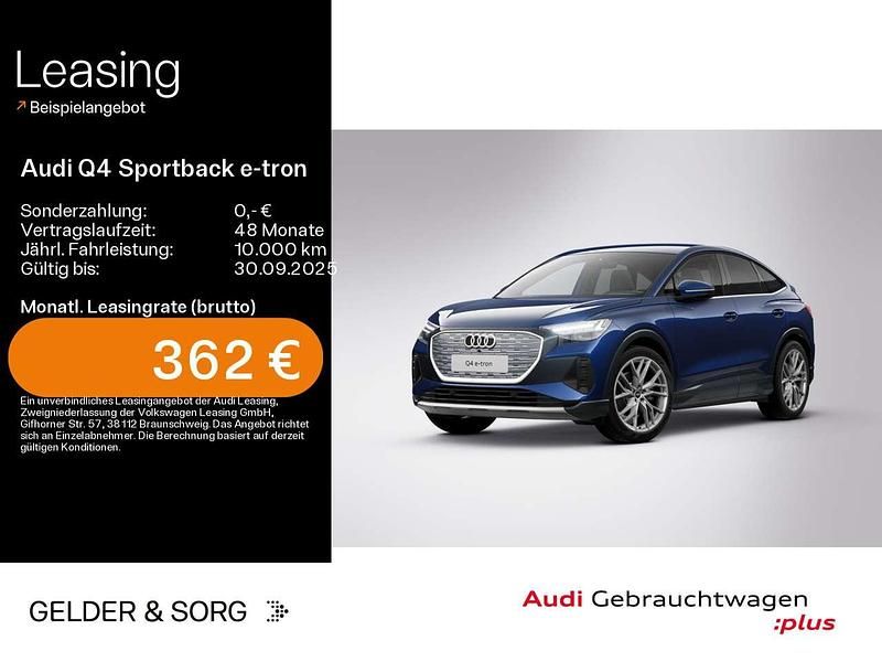 Navarrablau metallic Gebraucht 2025 Audi Q4 e-tron S-Line SUV | 42.880 € (Teuer) - Bild 1/3