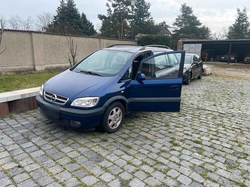 Gebraucht Opel Zafira 2003 Blau Van / Kleinbus