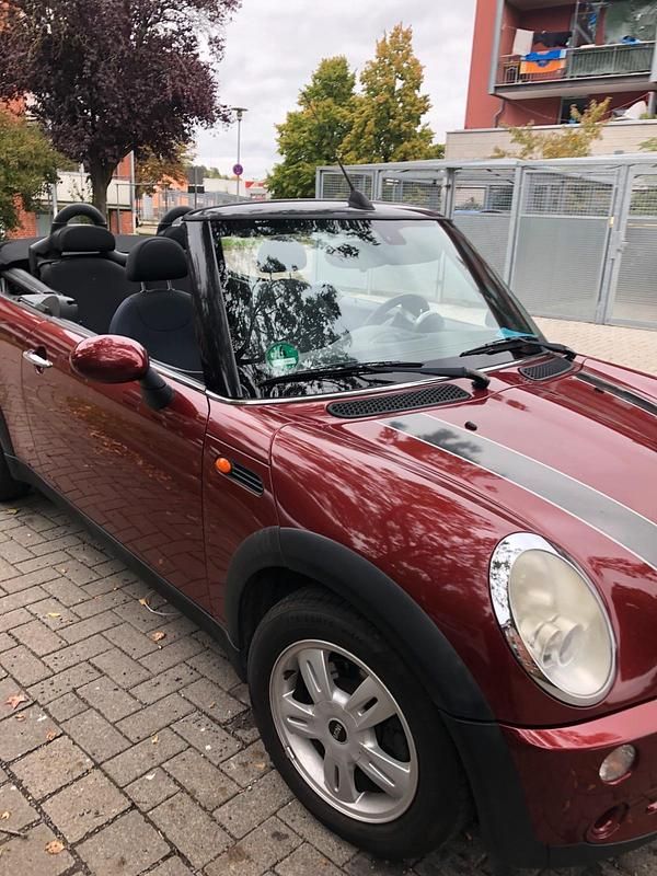 Rot Gebraucht 2008 Mini Cooper Cabriolet Cabrio | 3.350 € (Guter Preis) - Bild 1/4