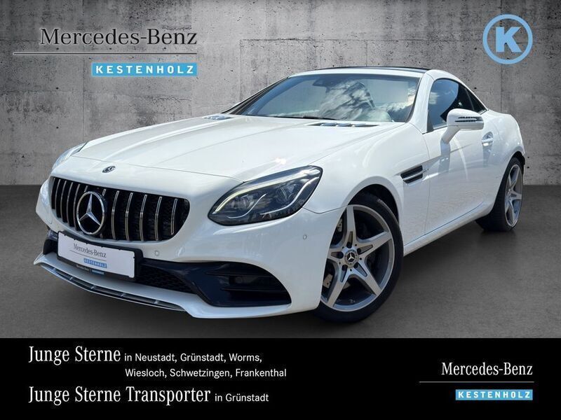 Unilack polarweiß Gebraucht 2017 Mercedes SLC200 AMG Cabrio | 31.770 € (Fairer Preis) - Bild 1/4