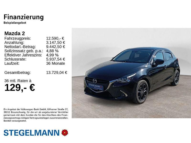 Gebraucht Mazda 2 Kizoku 90 PS (66 kW) 2019 Schwarz Limousine