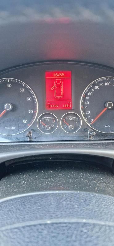 Gebraucht VW Touran Cross 140 PS (102 kW) 2008 Schwarz Van / Kleinbus