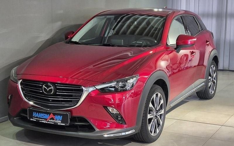 Magmarot metallic Gebraucht 2021 Mazda CX-3 Comfort SUV | 17.900 € (Guter Preis) - Bild 1/4