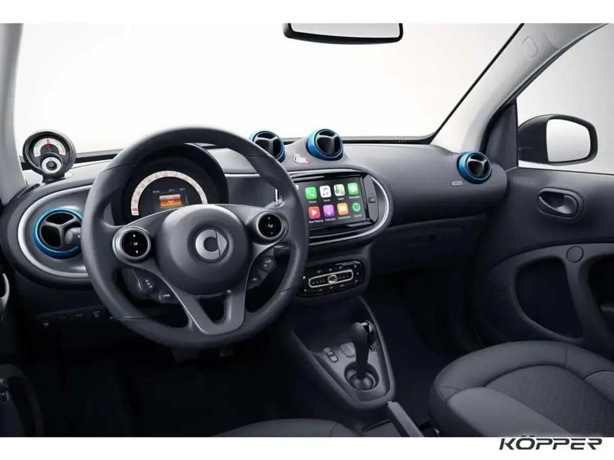 Gebraucht Smart ForTwo Coupé Exclusive 60 kW (82 PS) 2024 Schwarz Kleinwagen