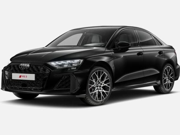 Schwarz (mythosschwarz metallic) Neu 2025 Audi RS3 Comfort Kleinwagen | 74.134 € - Bild 1/4