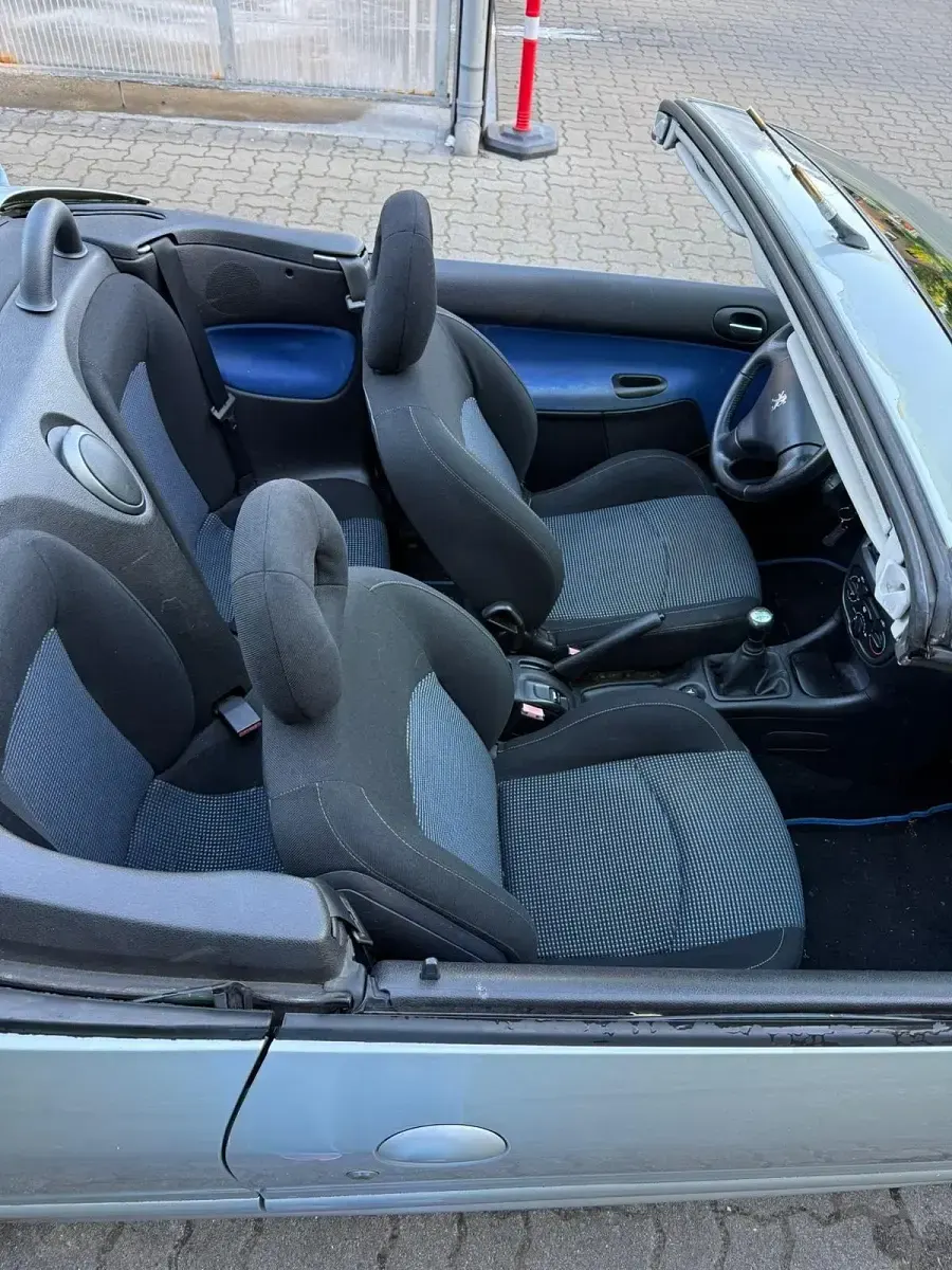 Używany Peugeot 206 106 KM (77 kW) 2004 Srebrny Kabriolet