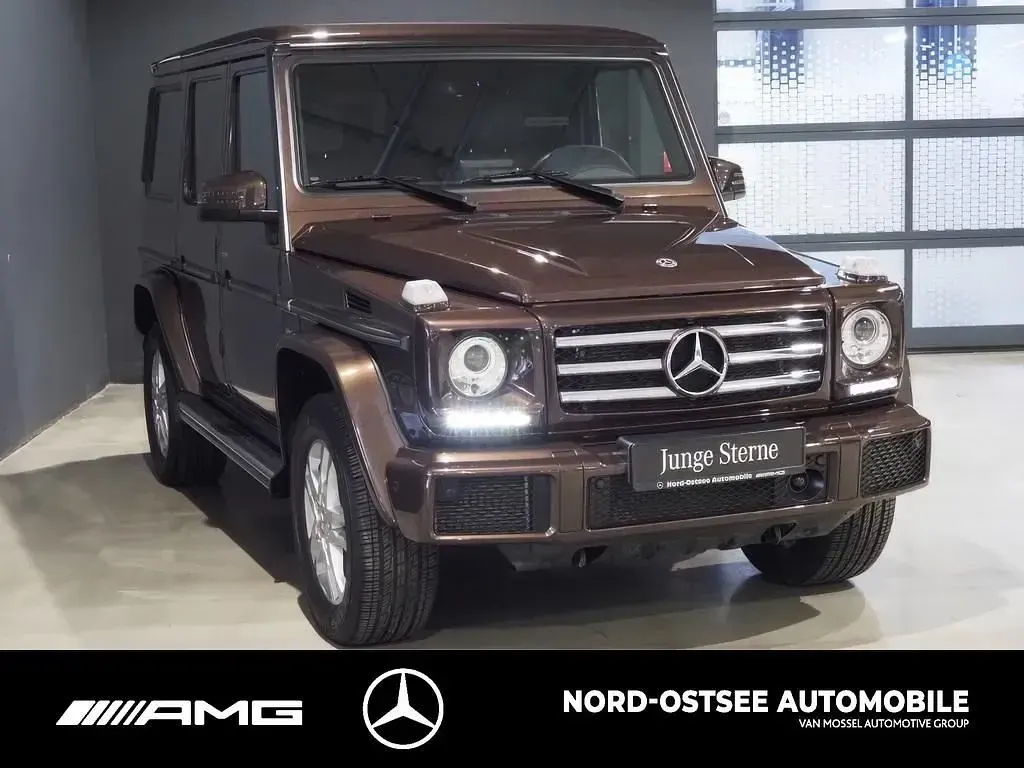 Gebraucht Mercedes G500 421 PS (309 kW) 2018 Braun designo mysticbraun bright SUV